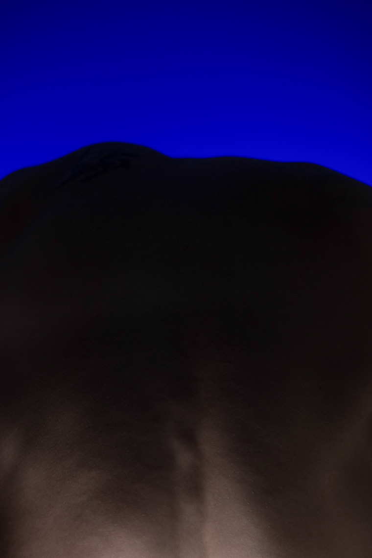 Felix Ossa - Andes - Photography Installation - Abstract form of a mountain